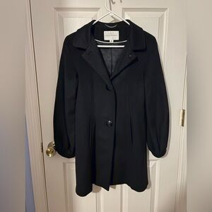 Banana Republic Women's Black Pea Coat